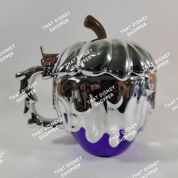 Disneyland 100 Years Snow White Purple Platinum Poison Apple Mug  *NEW* - Picture 5 of 5